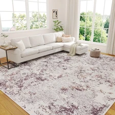 Ruggables Washable Rugs 5x7 - Non Slip Soft Abstract Area Rug, Machine Washab...