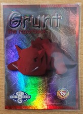 1999 TY BEANIE BABIES SERIES 2 RETIRED BLUE GRUNT THE RAZORBACK #278