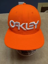 Oakley New Era 9FIFTY Snapback Hat Orange Embroidered Logo Surf Skate Golf OSFM