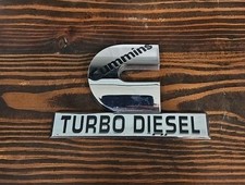 2006-12 Dodge Ram Truck Cummins Turbo Diesel Fender Badge Emblem 55078116aa Oem