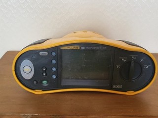 Fluke 1651 Multifunction Tester Untested Spares or Repair Missing Battery Cradle