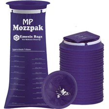 Vomit Bags Disposable 24 Pack - 1000ml Emesis Bags, Leak-Proof Barf Bag, Trav...