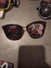 Le Specs Sunglasses Womens Caliente Black Gold Mirrored