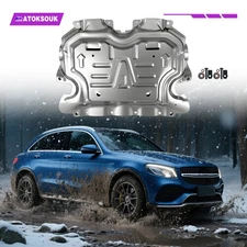 Heavy Duty Skid Plate For Mercedes GLC300 2016-2021 Engine Splash Shield Metal