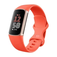 Fitbit Charge 6 Fitness Tracker - Gold/Coral
