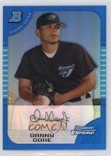 2005 Bowman Chrome First Year Blue Refractor /150 Danny Core #213 0q3