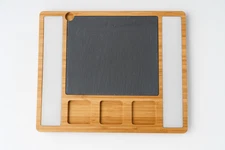 Wooden Slate Stone Serving Board Tray