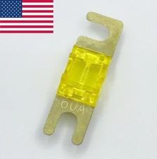 10 Pack Audio 60 Amp Mini ANL Fuse Gold for Car Audio Auto Marine Audio US