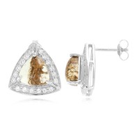 Cavill Sterlingsilber Ohrringe Damen 6,62Ct Magnesit Topas Echtschmuck