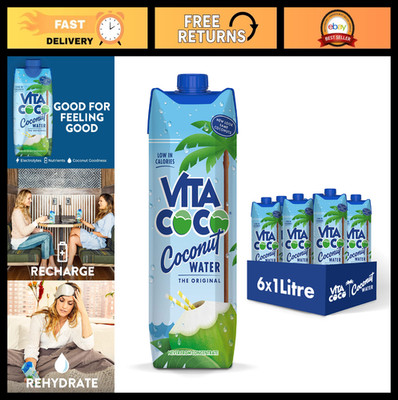Refreshing Coconut Water - Pure Original, Natural Electrolytes & Nutrients, 33.8