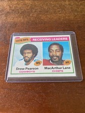 1977 Topps - League Leaders Drew Pearson, MacArthur Lane #2 - FREE SHIPPING
