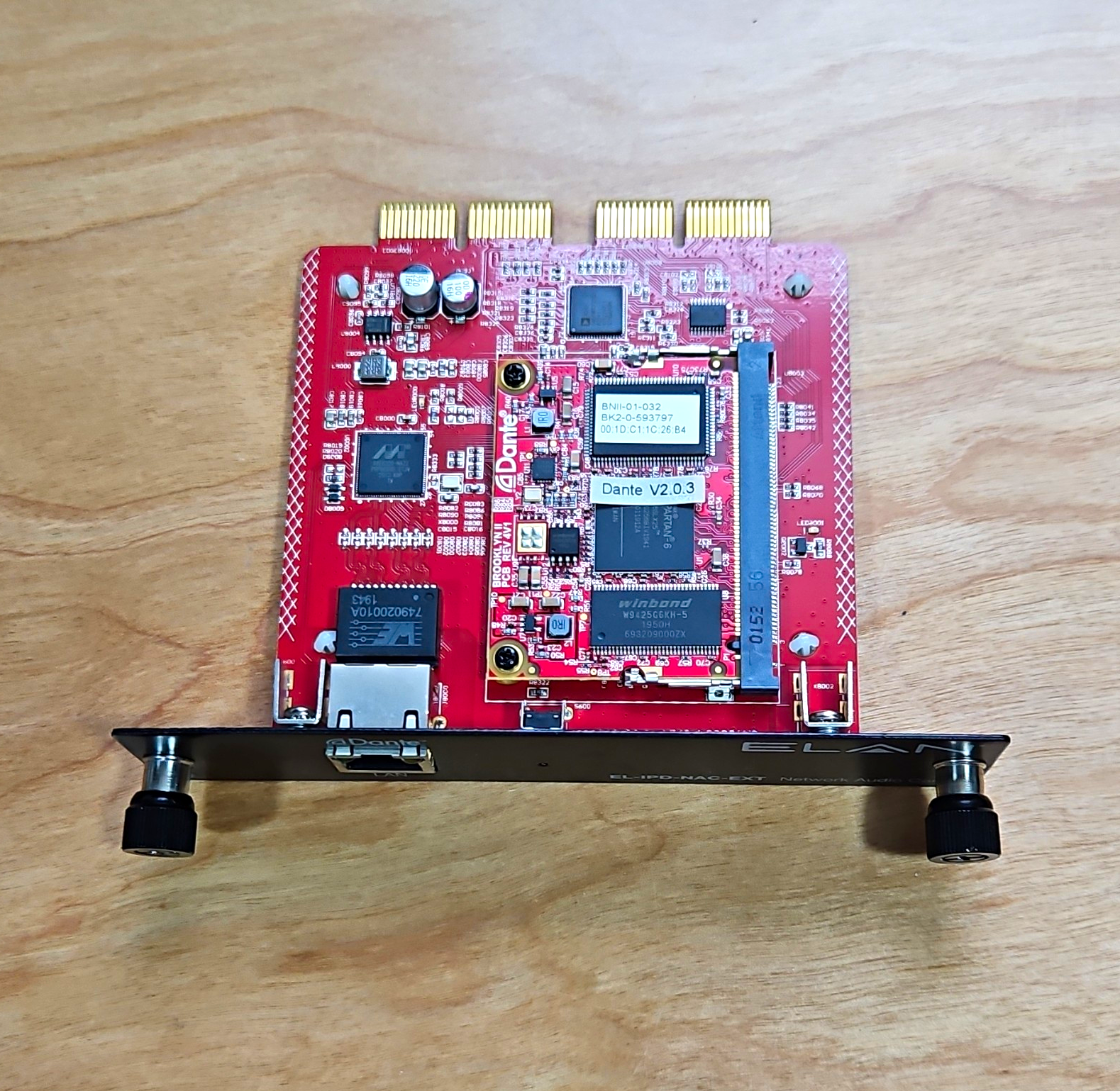 ELAN EL-IPD-NAC-EXT Ethernet Audio Interface Dante V2.0.3 LAN Rack Mount