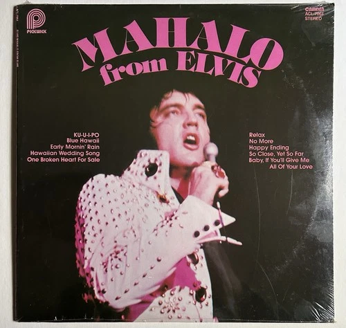 ELVIS PRESLEY “Mahalo From  Elvis” Vintage Sealed Vinyl LP!