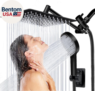 #ad #ad Shower Head 8 Inch Multifunction High Pressure Rain Shower Head with Handheld S $75.71