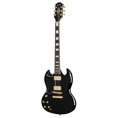 Epiphone SG Custom Lefthand Ebony - Double Cut Modelle