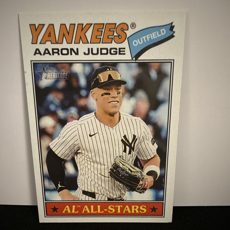 Topps 2026 Heritage Aaron Judge #10 Yankees AL All-Stars Insert Card
