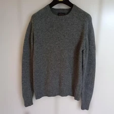 BEAMS PLUS Shetland 5 Gauge Knit Sweater Size M Japan Casual