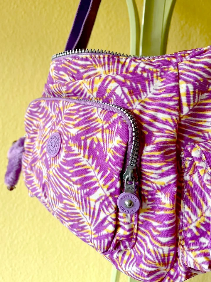 ❤Kipling Tasche Umhängetasche Schultertasche bunt mit Affe ❤ - Bild 4 von 4