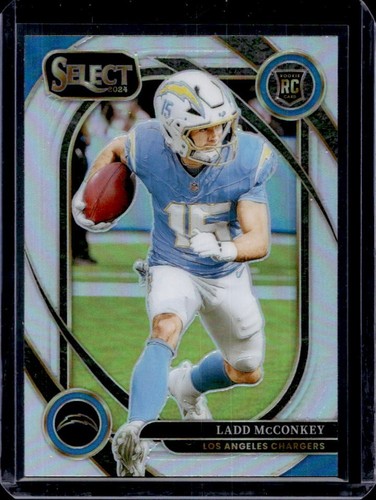2024 Select Ladd McConkey Club RC Silver Prizm Rookie #268 Chargers