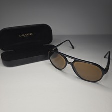 REVO Vintage Women  s Black Bomber Sunglasses Polarized Lenses