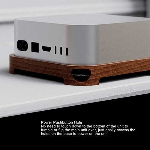 Desktop Computer Dockhalter Holzdesktop -Computer -Dock -Stand Für Zu Hause - Afbeelding 11 van 24