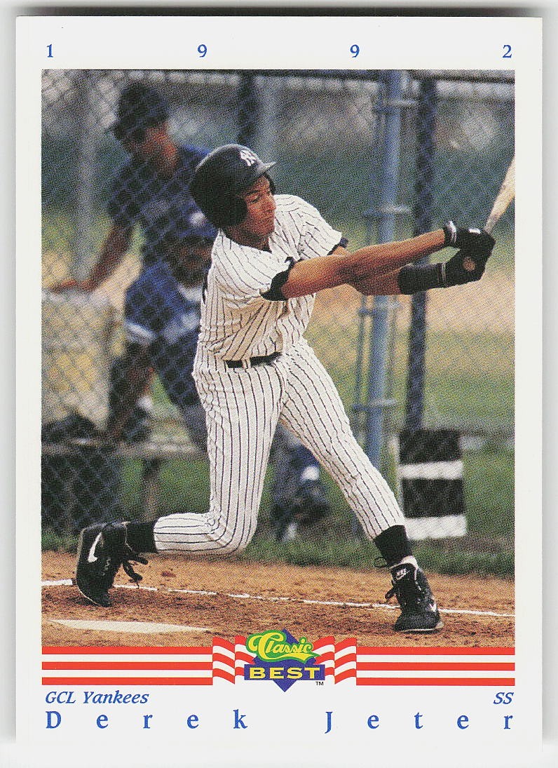 1992 Classic Best #402 Derek Jeter BASEBALL Yankees