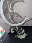 Vintage Hand Blown Glass Murano Italian Art Studio Dolphin 21” Sculpture — photo 9