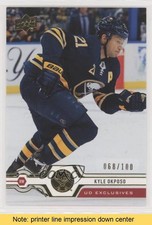 2019-20 Upper Deck UD Exclusives 68/100 Kyle Okposo #15 READ 7i6