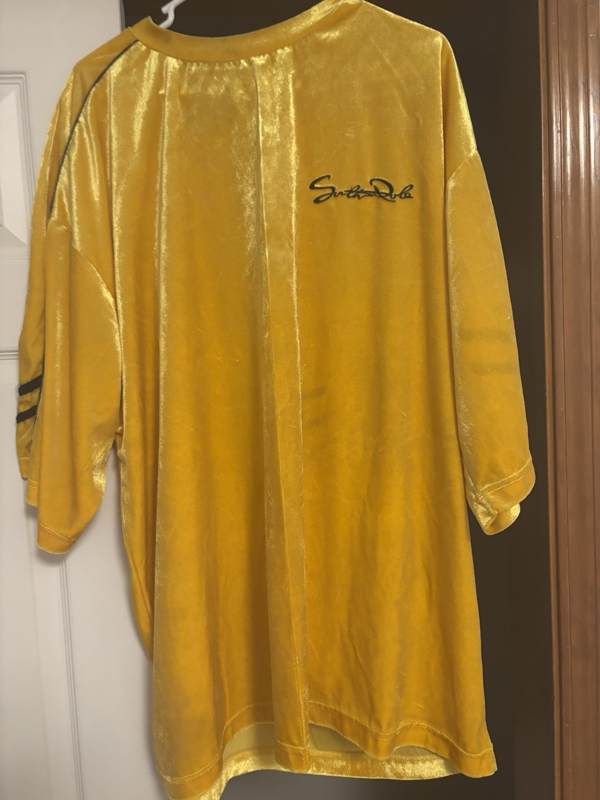 Top de hip hop de terciopelo Polo Sur vintage y cadera pasada. Color muy raro único en su clase