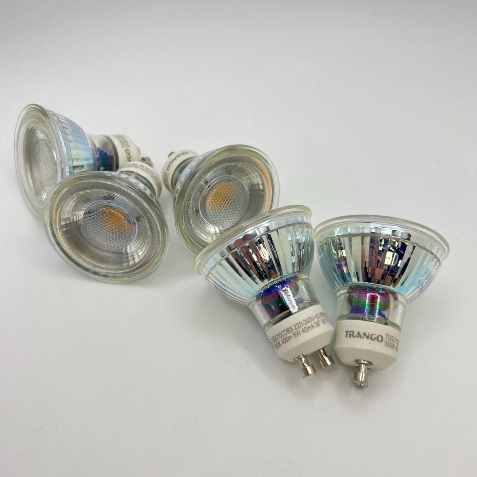 Trango LED Leuchtmittel GU10 5W 400Lm 3000K warmweiß nicht dimmbar 5er Pack - Bild 2 von 2