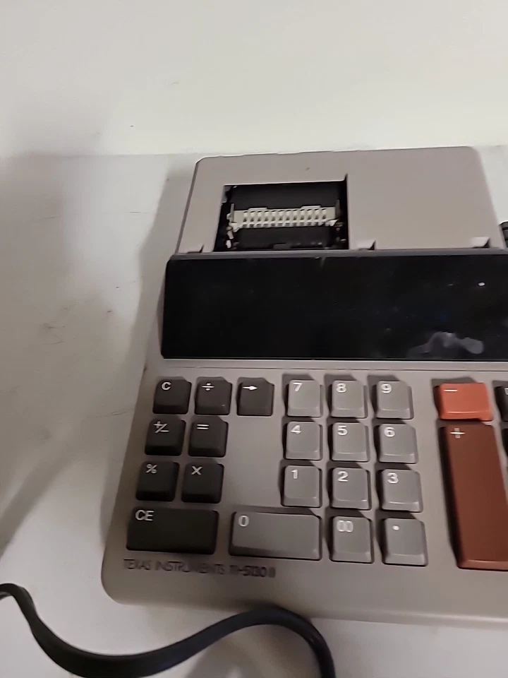 Texas Instruments TI-5130 2 Electric Calculator Adding Machine Vintage Good - Image 3 of 4