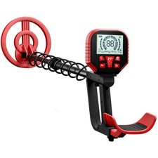 High Accuracy Metal Detector for Adults, Waterproof, Adjustable Stem, LCD Dis...