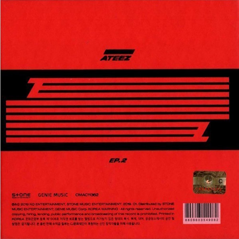 ATEEZ 2nd Mini Album Treasure Ep.2: Zero to One – Opened, No