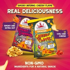 Poppamies Spicy Chips 150g | Extra Crispy Snack | Hot Flavour | Crunchy Treat