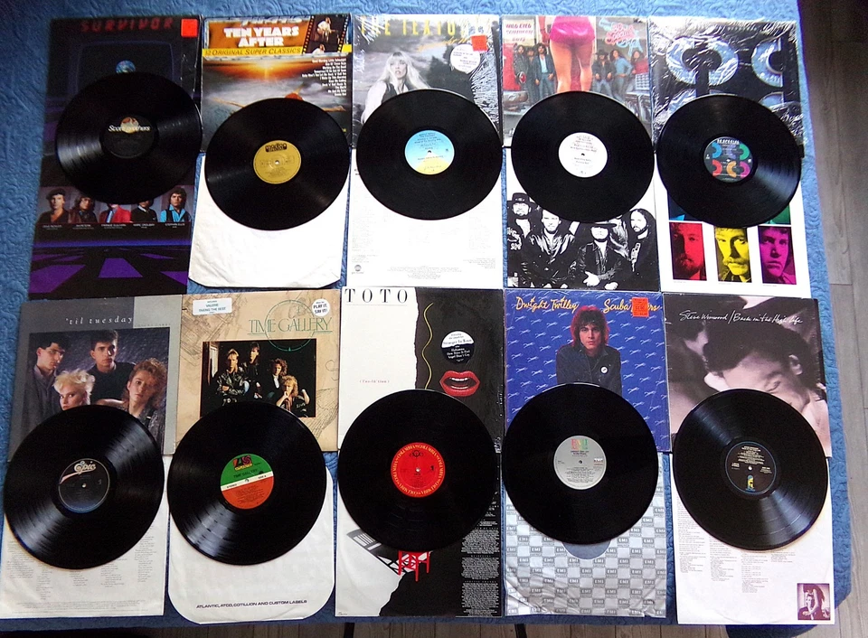 20 Vintage 1980s-70s Vinyl LP Record Albums LOT Soft & Pop Rock / Tested - Imagem 3 de 4