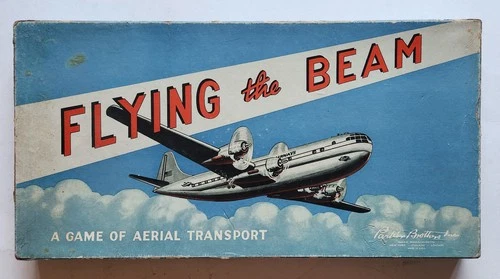 Vintage Parker Brothers Flying The Beam A Game Of Aerial Transport 1941 Complete