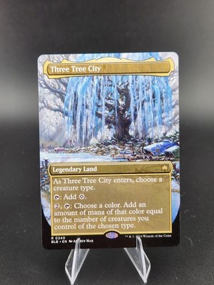 MTG Three Tree City - (Winter) - 340 - Showcase - Bloomburrow - Unplayed NM