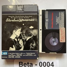 Stardust Memories - Woody Allen, Charlotte Rampling Betamax Beta Tape