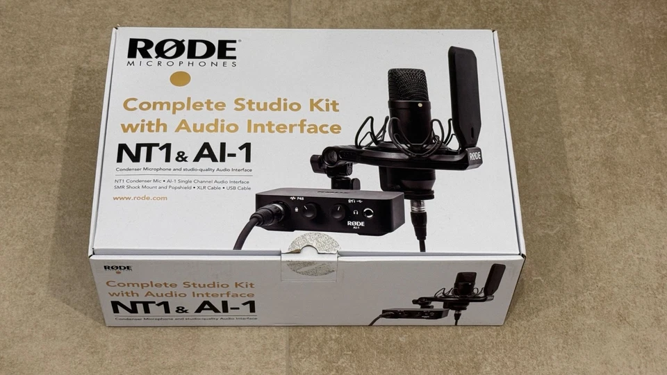 RØDE NT1 & AI-1 Complete Studio Kit – wie neu! TOP Zustand !!