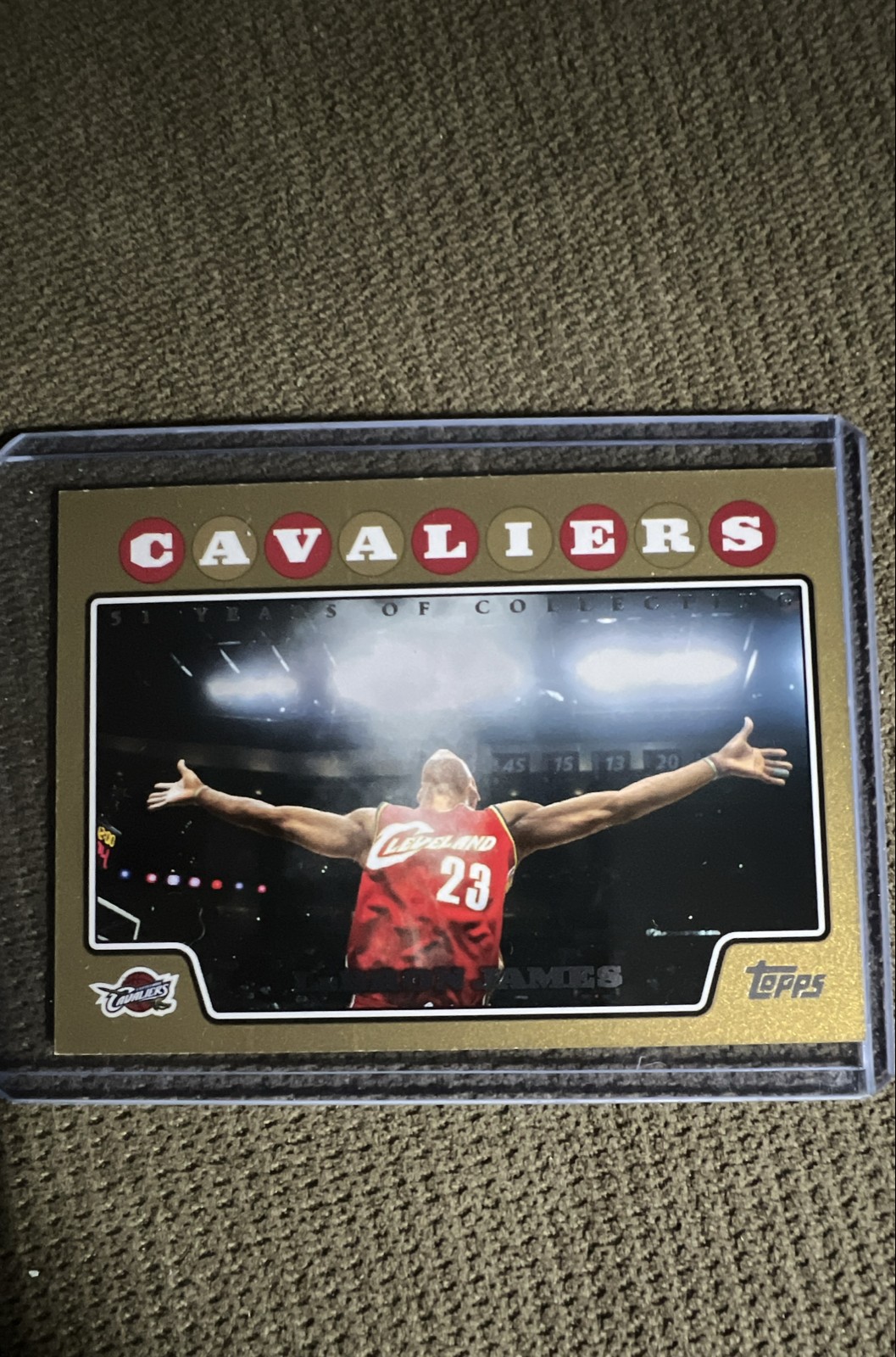 2008-09 Topps - LeBron James #23 Gold Border /2008