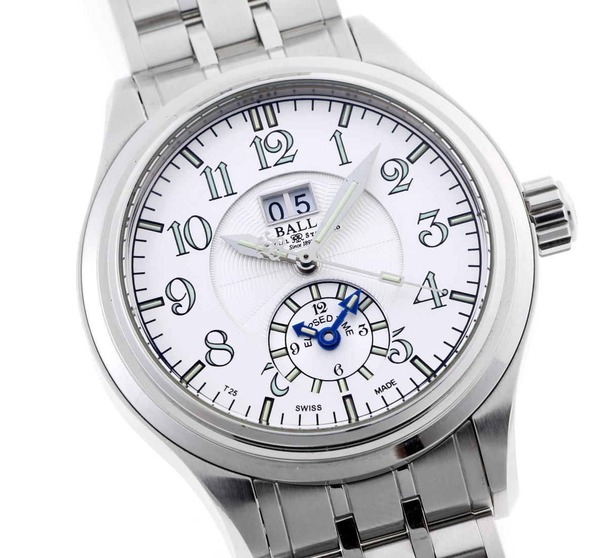 Ball Watch Trainmaster Dual Time Automatic GM1056… - image 4