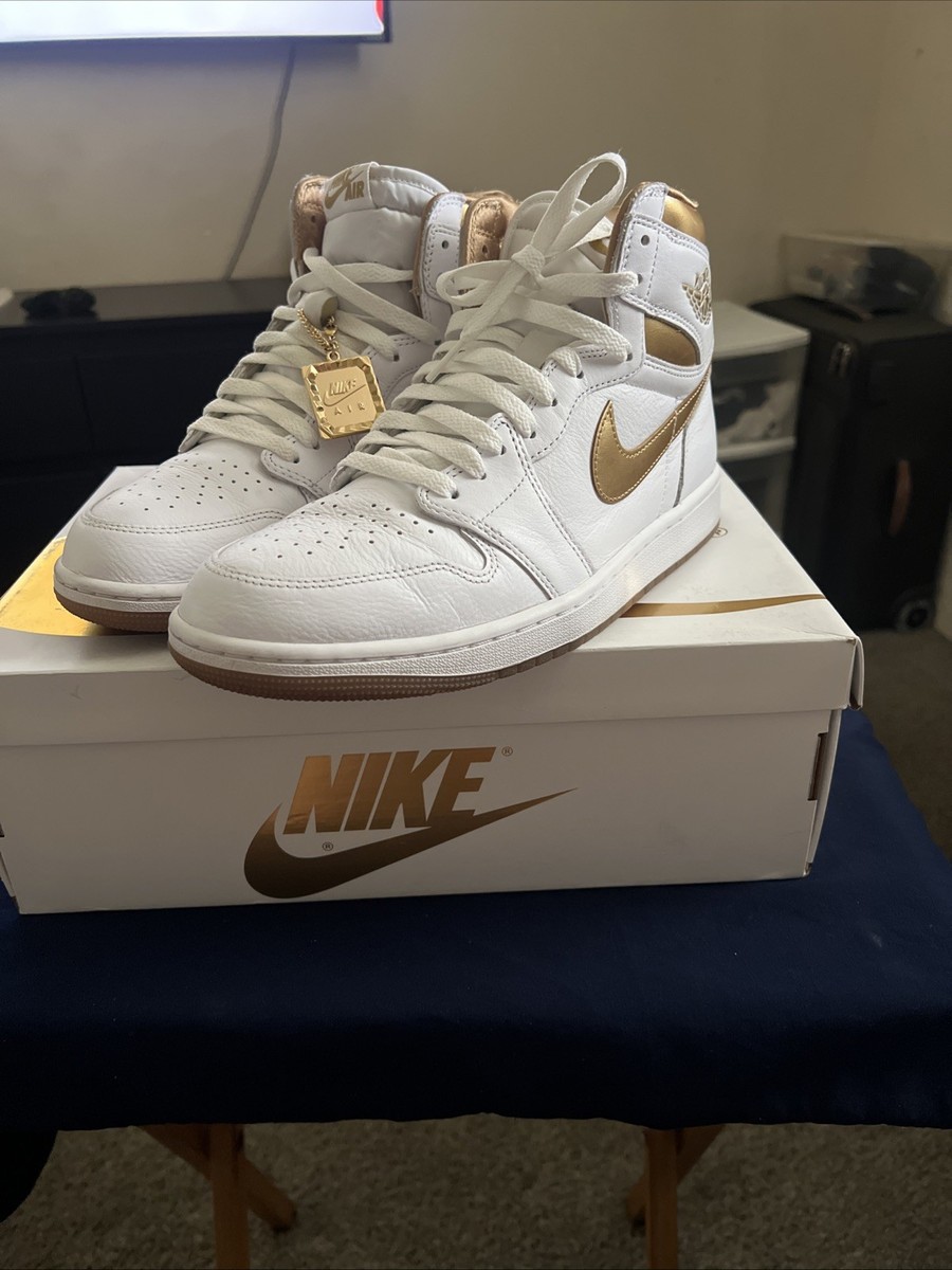 Air Jordan 1 Retro High OG T Metallic Gold | eBay