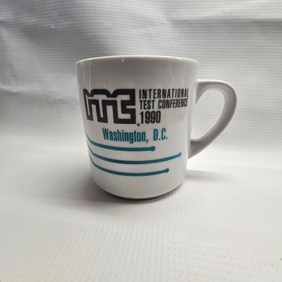 Coffee Cup ITC International Test Conference 1990 Washington DC Classic Vntg Mug