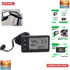 Electric Scooter LCD Display Screen 24V 36V 48V Speedometer Handlebar Mount