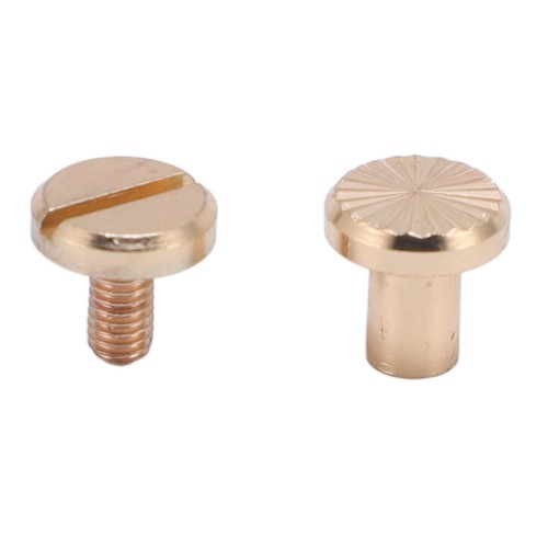 40Pcs 8 X 6mm Book Blinding Screw Rivet Zinc Alloy Secure Fixation Leather B NAU - Picture 8 of 24
