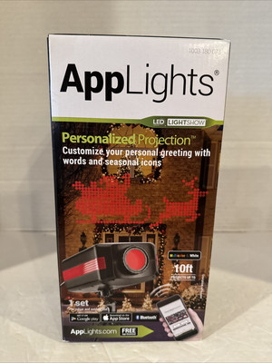 Gammy Applights Show Holiday Projector Personalized Message Projection
