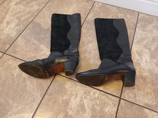 Montebello size 39.5 Ladies Italian black leather boots