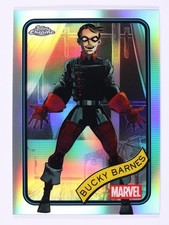 2025 Topps Chrome Marvel Comics Refractor Bucky Barnes #124