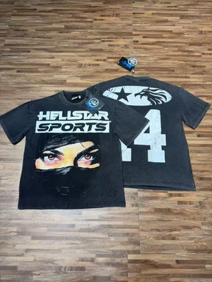 14 Hellstar tee shirt Men's Black Cotton NEW S-M-L-XL Design - Image 1 of 4