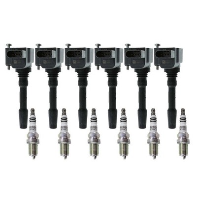 Eldor 6 Ignition Coils NGK Iridium IX Spark Plugs Kit for Cayenne Panamera 3.0L